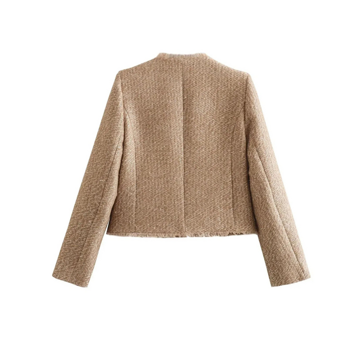 Drune | Button-Front Tweed-Jacke - Boxy Fit - Elegante Alltagslage