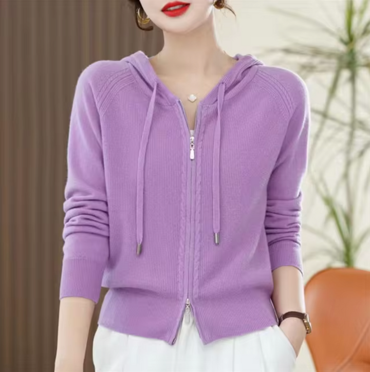 Drune | Strick Cashmere Hoodie