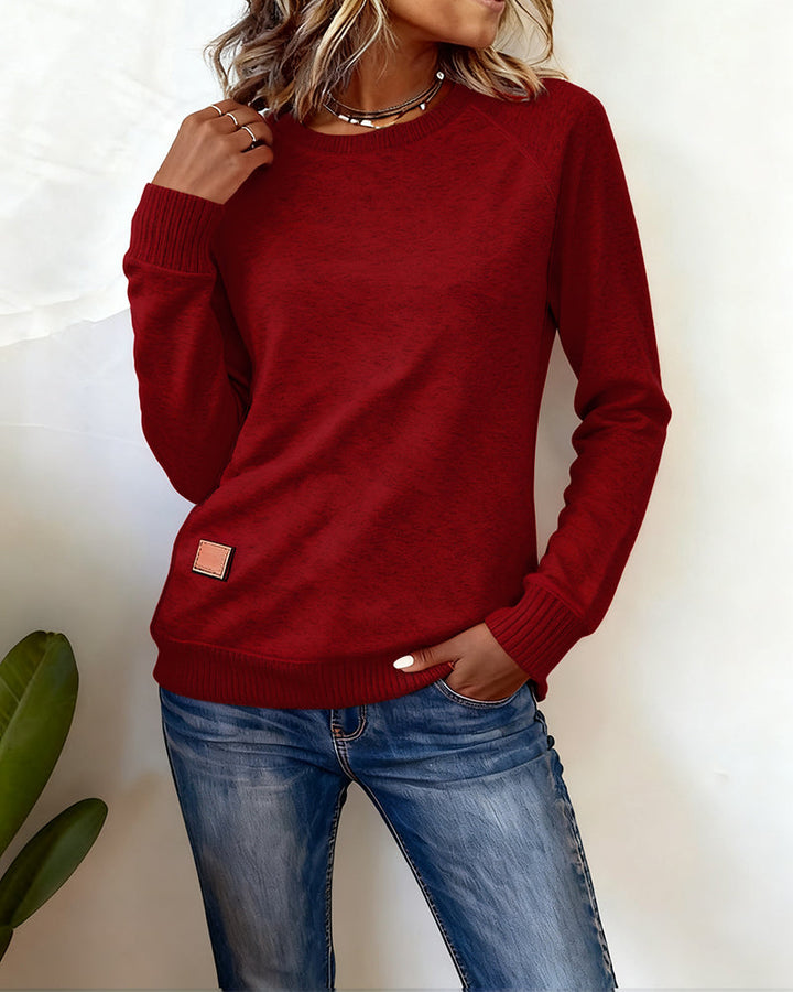 Drune | Lässig Sweatshirt mit Rundhalsausschnitt