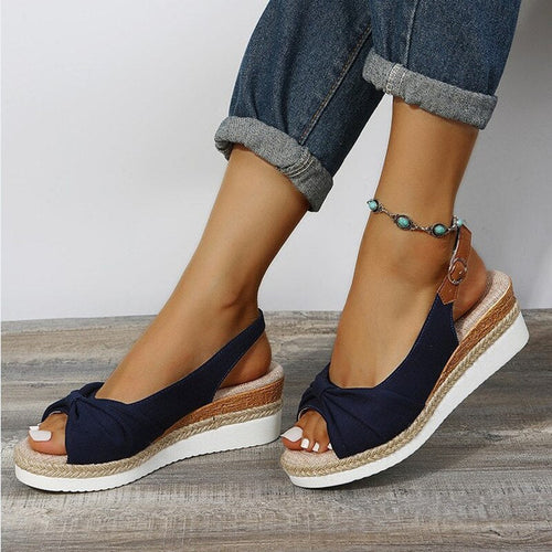 Drune | Orthopädische Peep-Toe Wedges