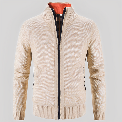 Drune | Einfacher Cardigan mit Reißverschluss für Herren