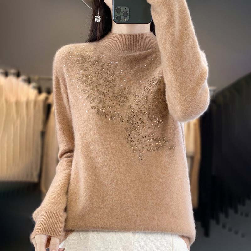 Drune | Strickpullover mit Schönem Blattmuster