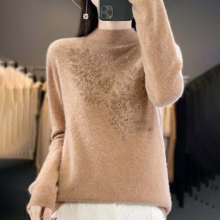 Drune | Strickpullover mit Schönem Blattmuster
