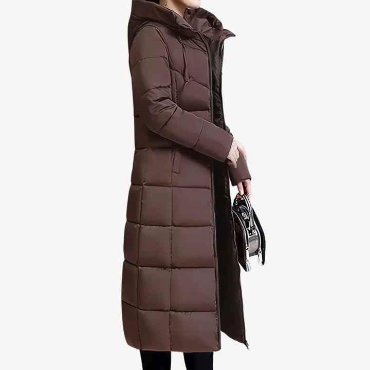 Drune | Damen Lange Daunenjacke