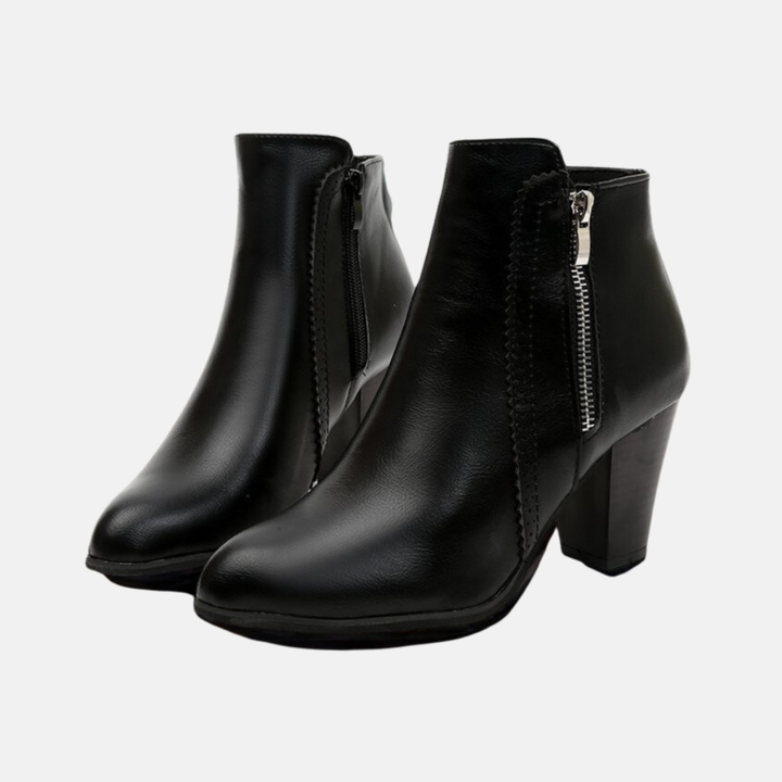 Drune | Stiefeletten - Kunstleder - Mandelform - Reißverschluss an der Innenseite