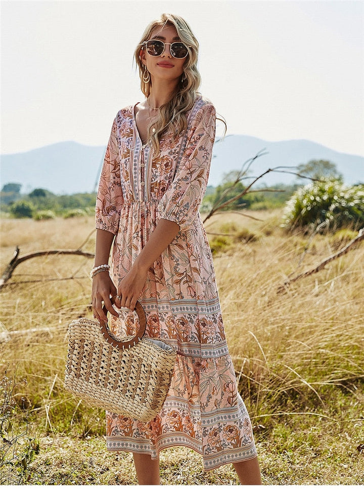 Drune | Stilvolles Boho Sommerkleid
