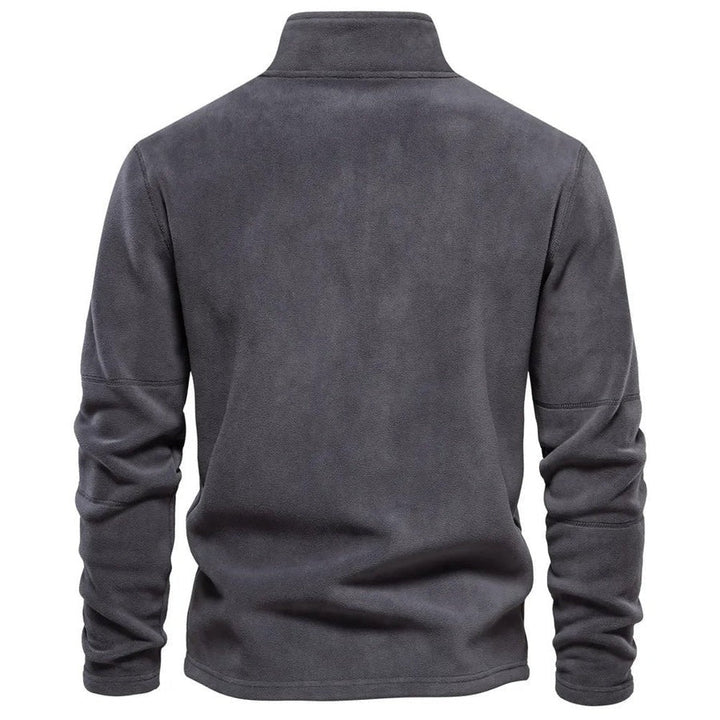 Drune | Strickpullover Mit Half-Zip Wollmischung Klassisch Und Bequem