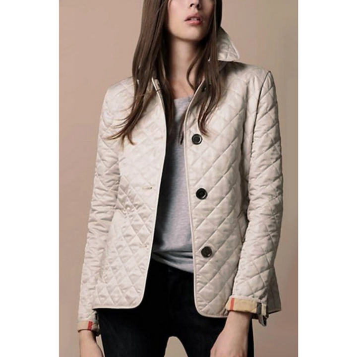 Drune | Damen Knopf Daunen Jacke - Moderne