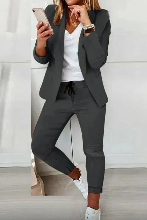 Drune | Langärmeliger Blazer Und Hose Stil