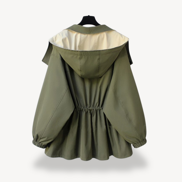 Drune | Colorblock Trenchcoat für Frauen