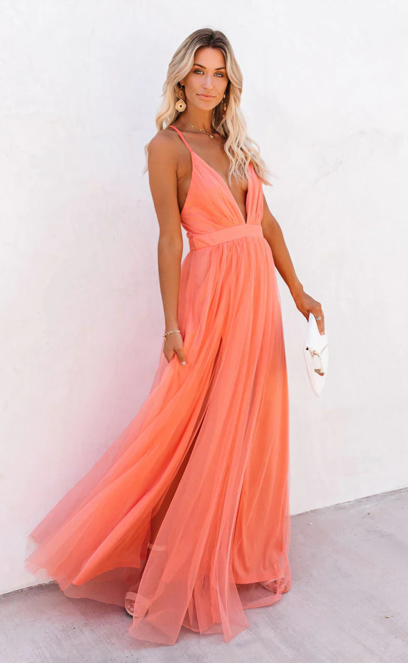 Drune | Maxikleid Petal Dust für Damen