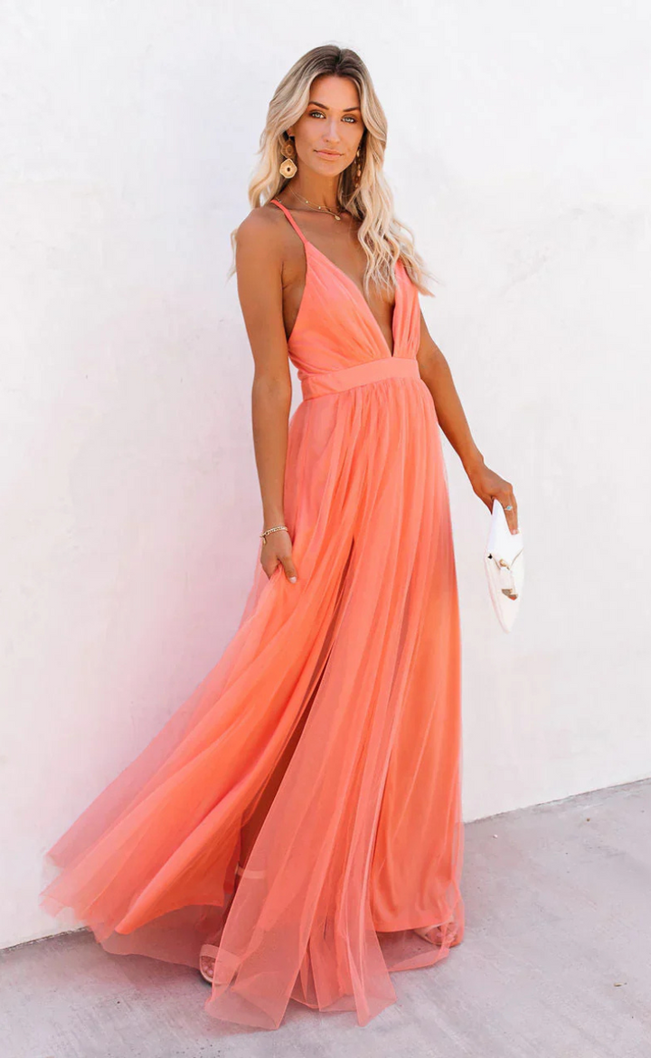 Drune | Maxikleid Petal Dust für Damen