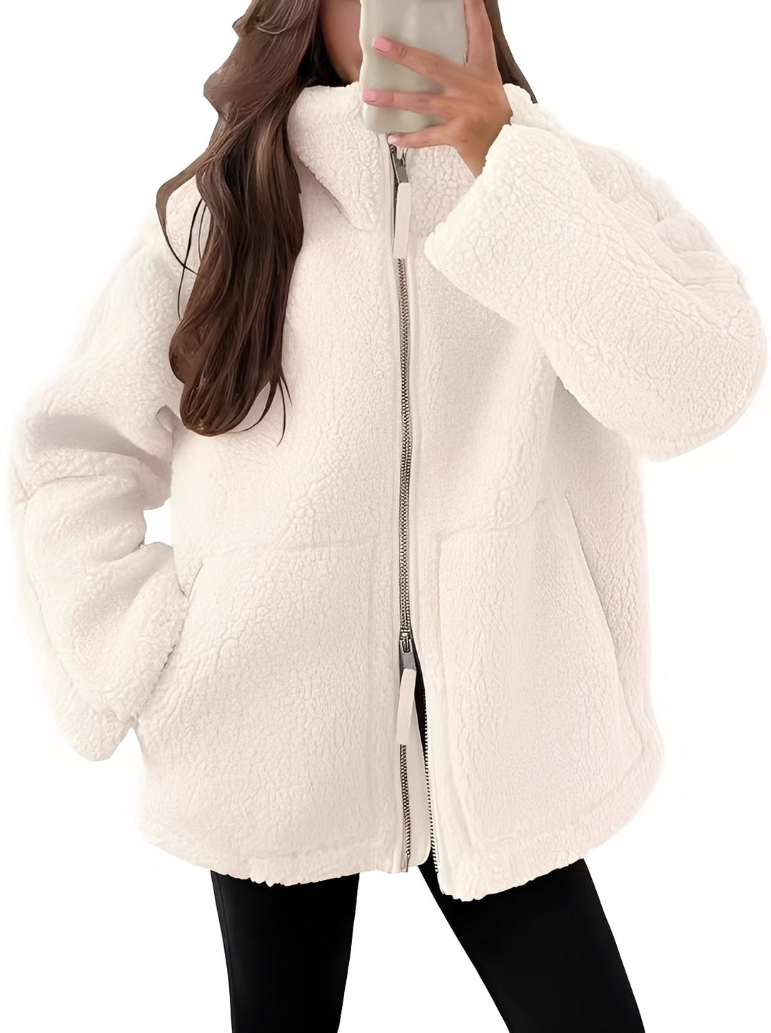 Drune | Elegante Damenwolljacke mit Reißverschluss