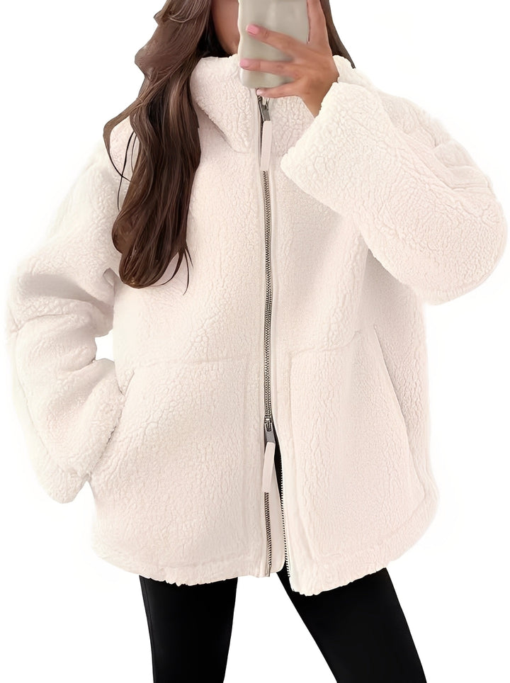 Drune | Elegante Damenwolljacke mit Reißverschluss
