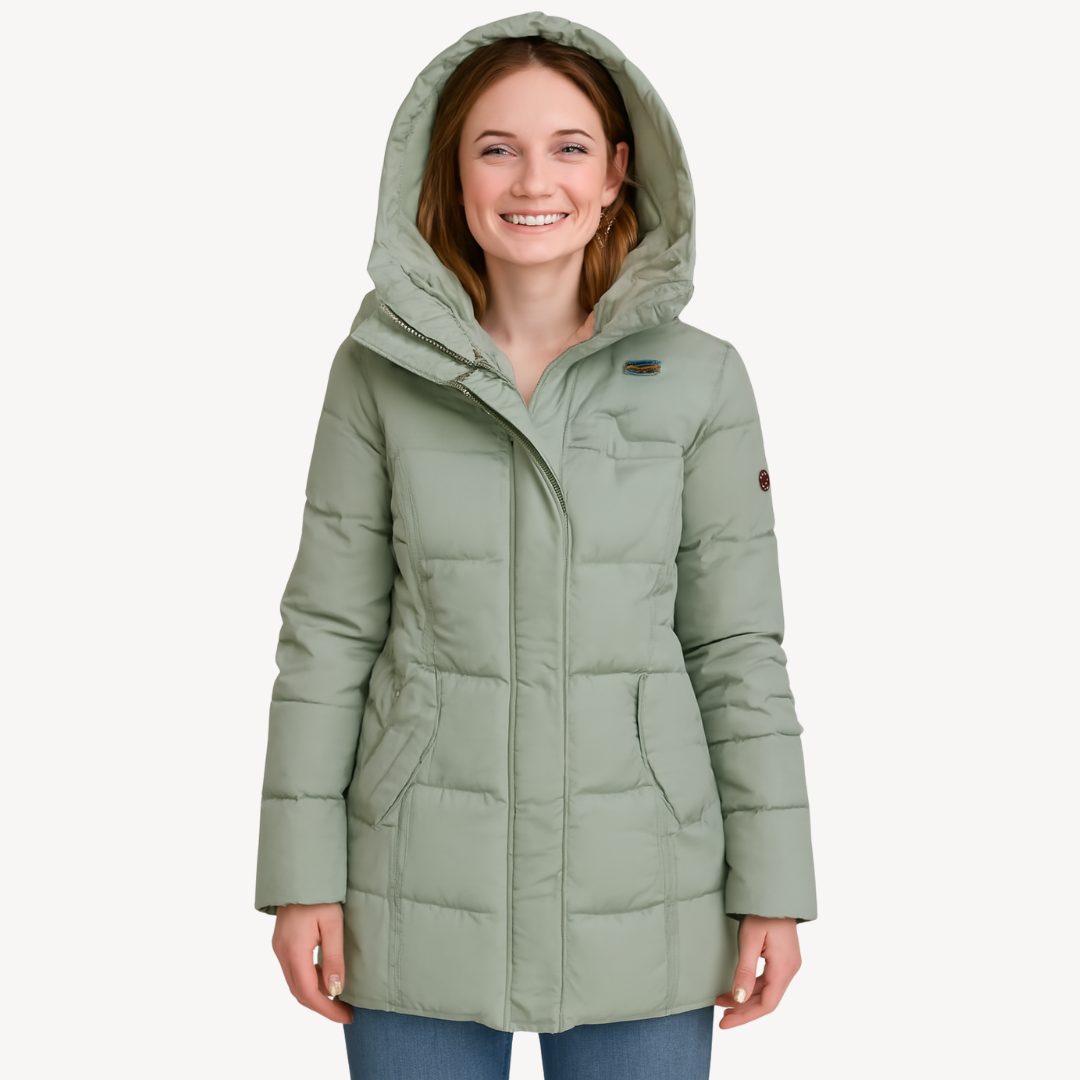 Drune | Fleece gefütterte Pufferjacke für Damen