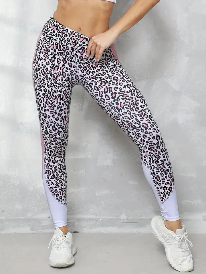 Drune | Leggings Tierdruck Enge Passform Vollständig Elastischer Bund