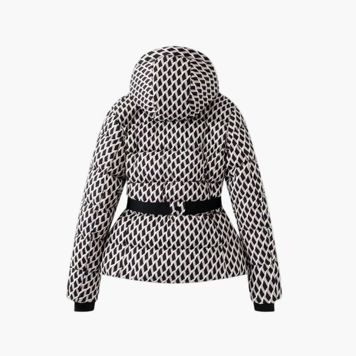 Drune | Steppjacke mit Gürtel und Kapuze - Elegante, Wasserabweisende Winterjacke für Alltag und Outdoor