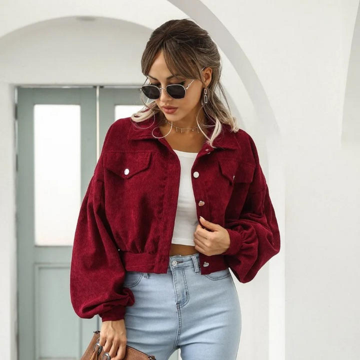 Drune | Himmelblau Einfache Winddichte Damen Sommerjacke