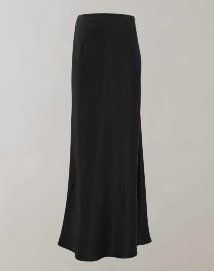 Drune - Elegante Satin Schwarz Trompete
