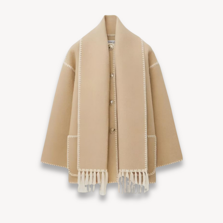 Drune | Damen Übergröße Cape Jacke