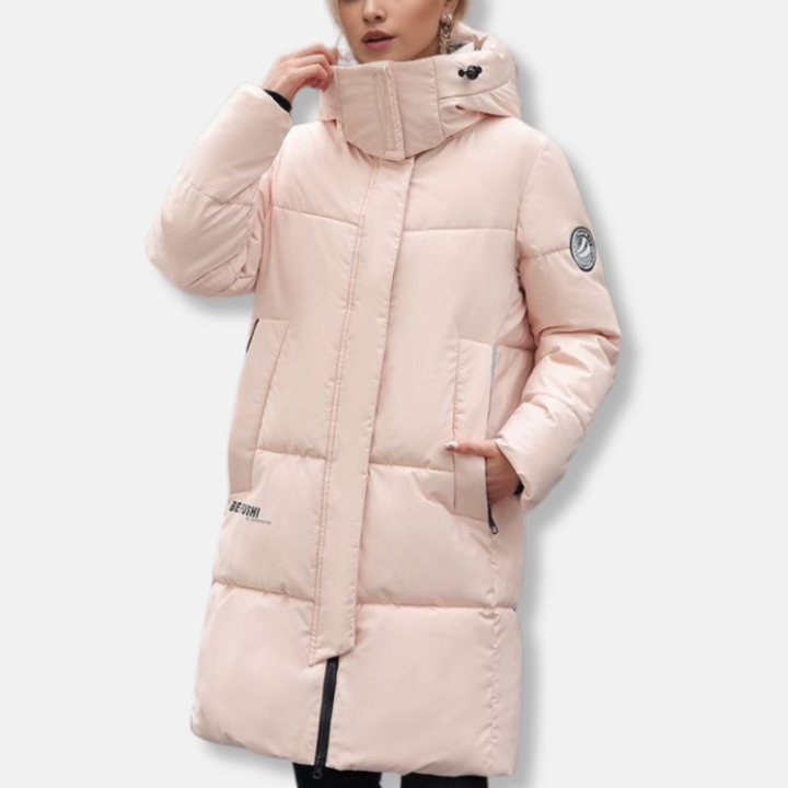 Drune | Daunenmantel - Winterjacke Mit Hohem Kragen & Kapuze