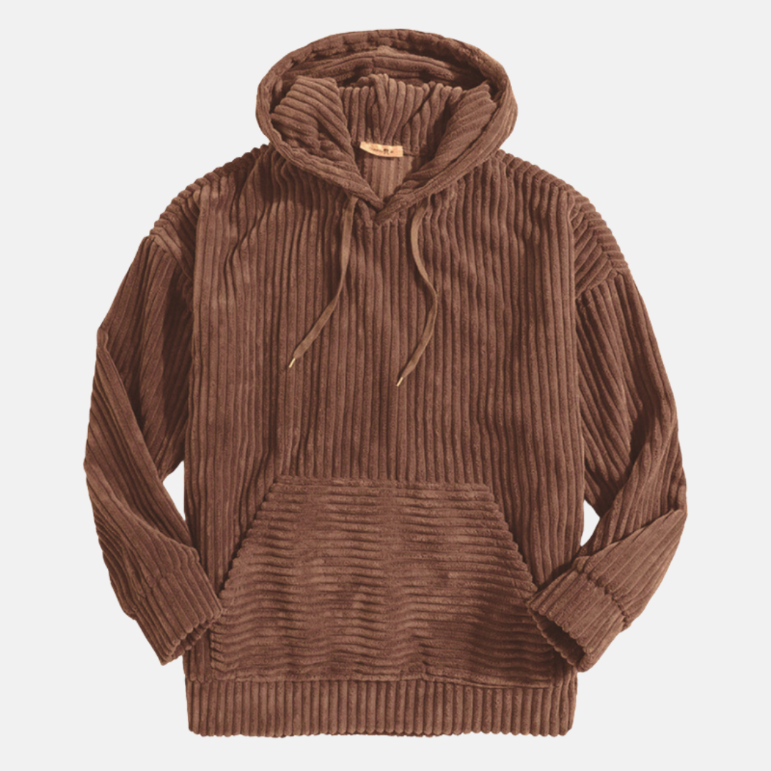 Drune | Klassiker Hoodie aus Cordmaterial für Männer