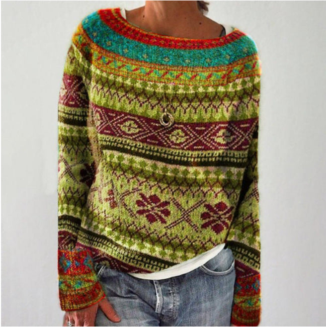 Drune - Damen-Retro-Pullover
