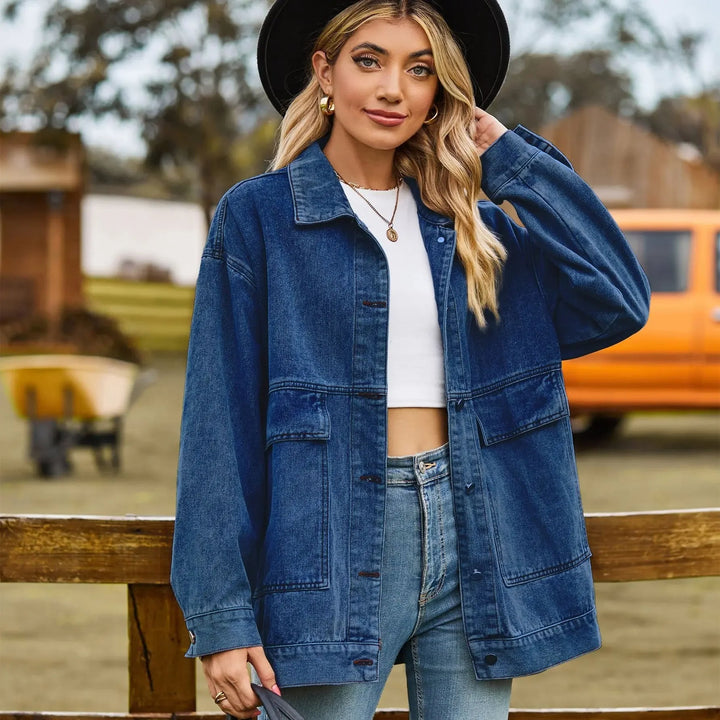 Drune | Klassisches Vintage Denim Jacke für Damen