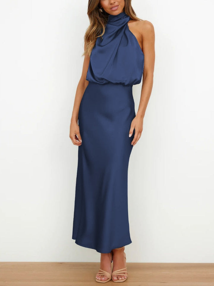 Drune | Seidenkleid mit Fleckendesign für Damen