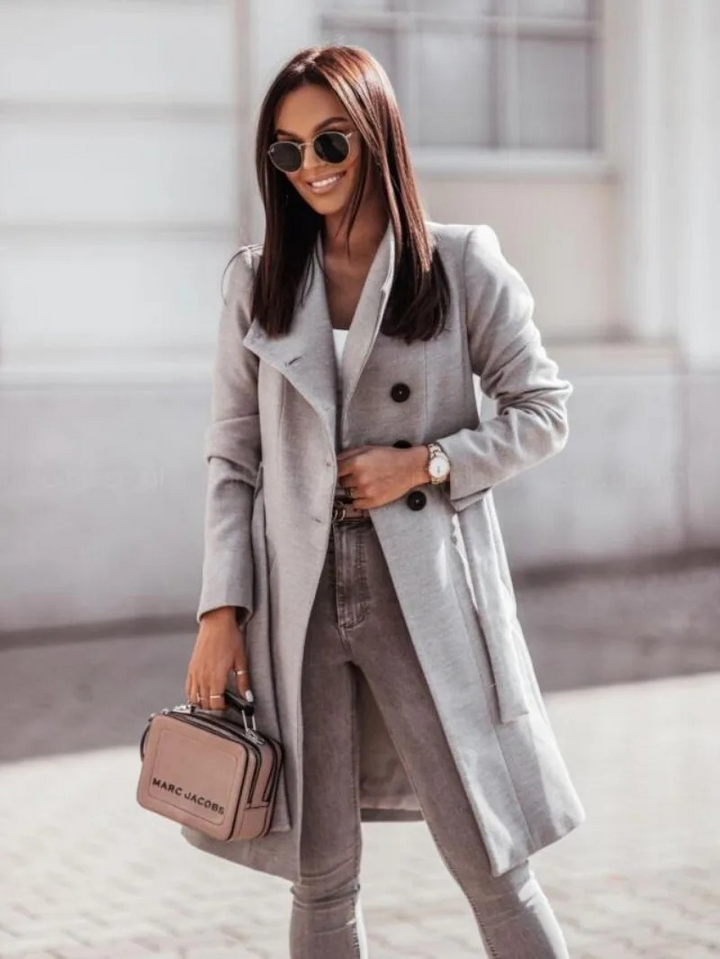 Drune | Taillierter Trenchcoat für Frauen Herbstkollektion