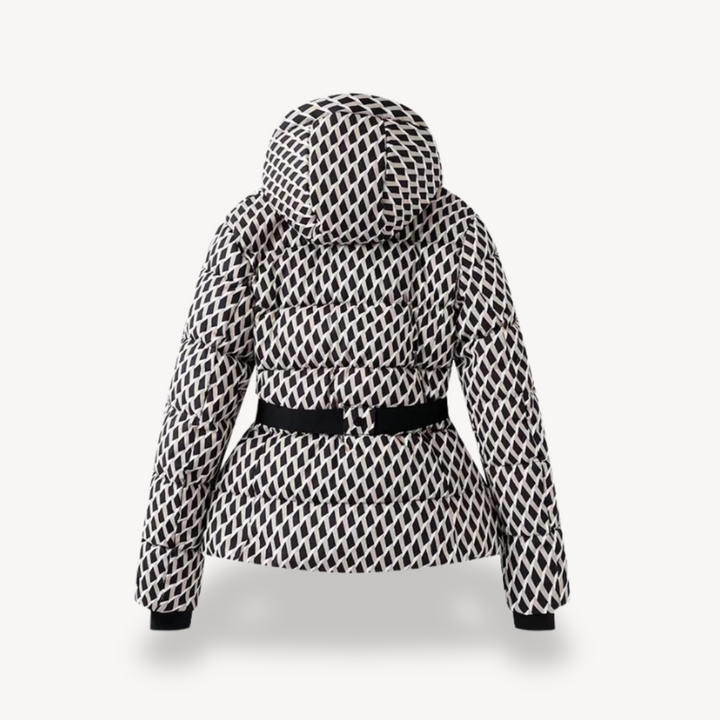 Drune | Damen Kapuzen Gürteltaschen Steppjacke