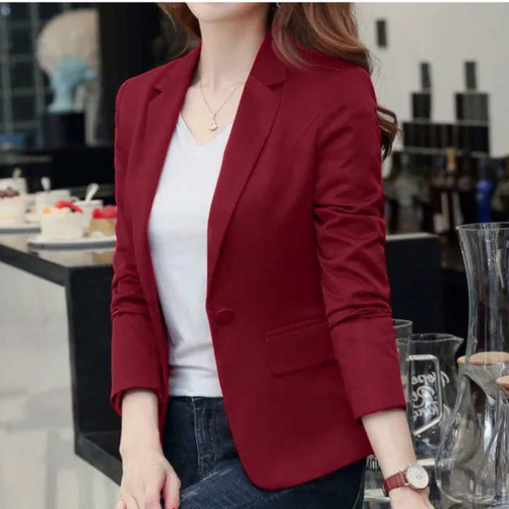 Drune | Eleganter Damenblazer mit Langen Ärmeln Ideal für Die Arbeit