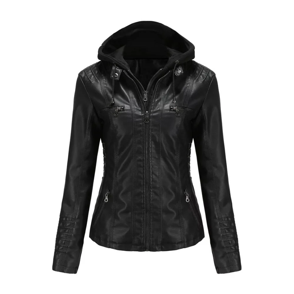 Drune | Damen Jacke Stylisches Design, Bequeme Passform Mit Taschen Und Kapuze