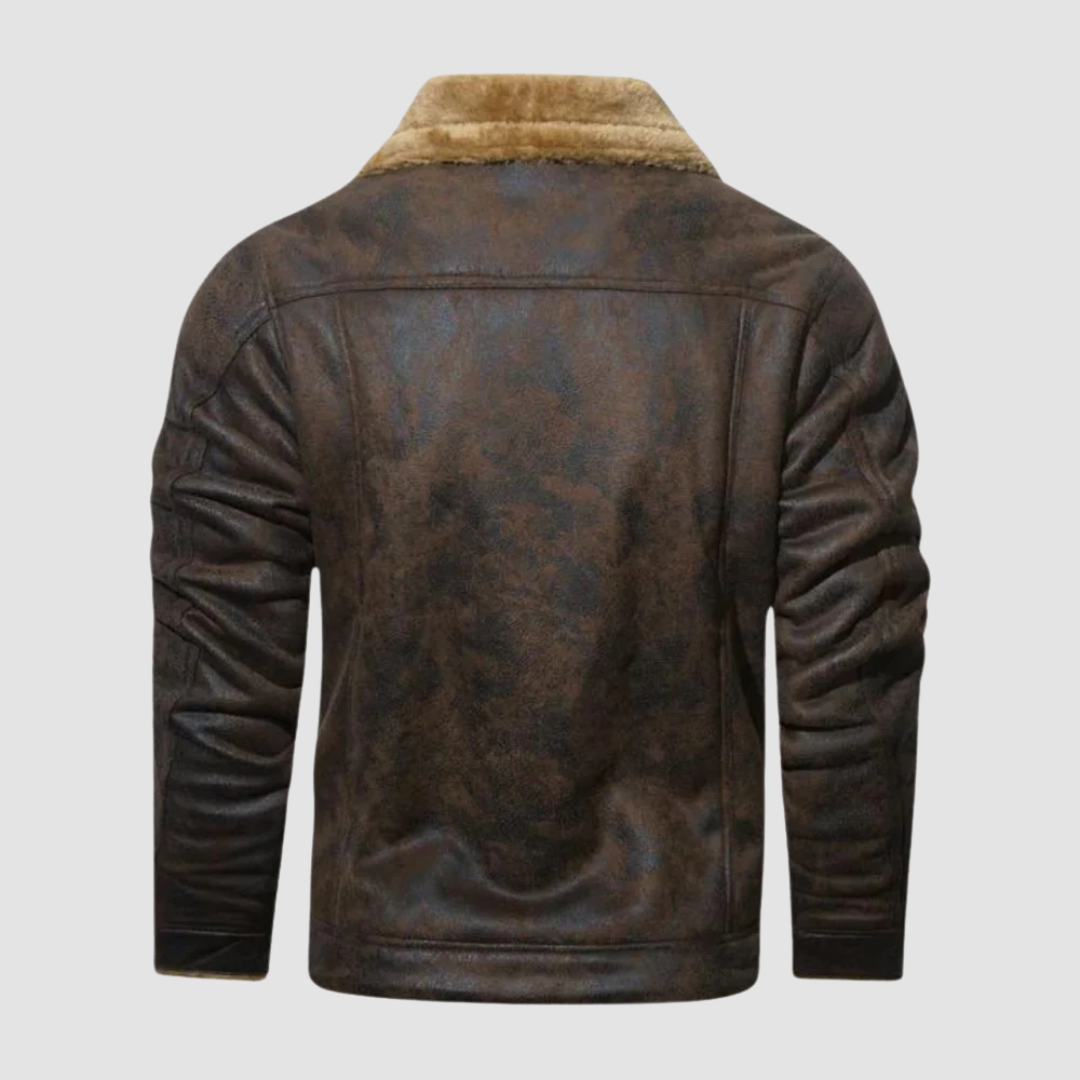 Drune | Winter Bomberjacke mit Fleece-Futter und Pilotenstil