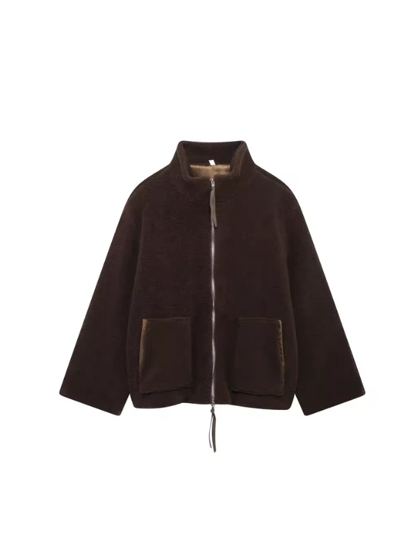 Drune | Oversized Sherpa-Fleece-Jacke Ultraweich und stilvoll für kaltes Wetter