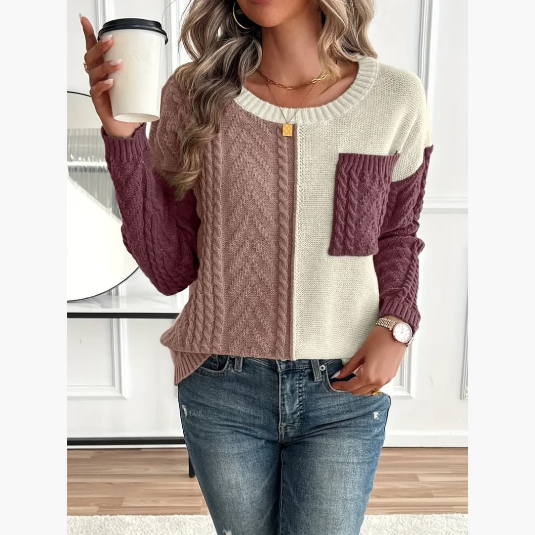 Drune | Stilvolle Kabelstrick Pullover für Damen