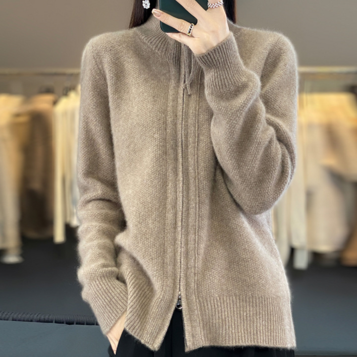Drune | Eleganter und bequemer Reißverschluss-Cardigan