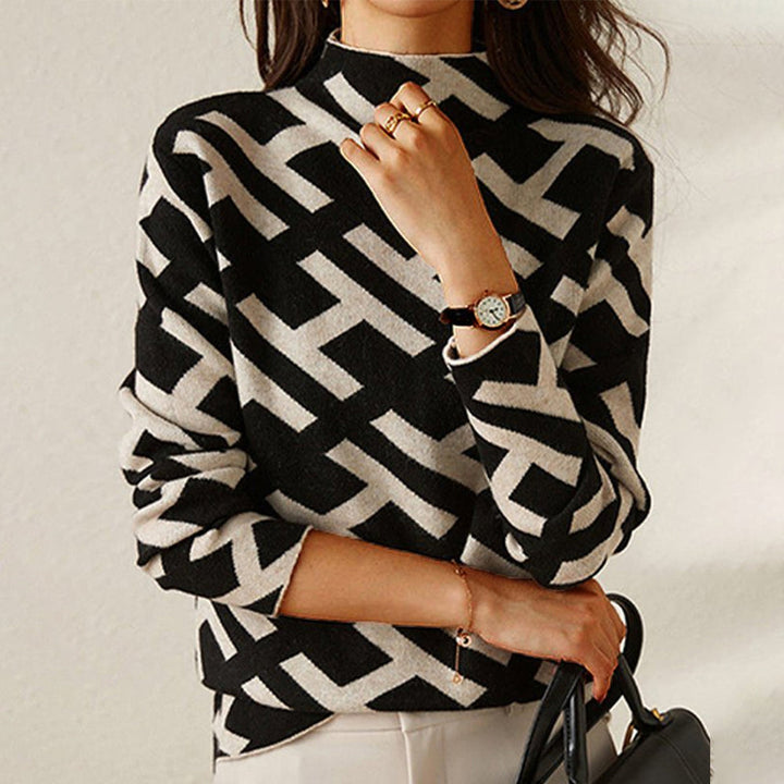 Drune | gemusterter Pullover für Frauen