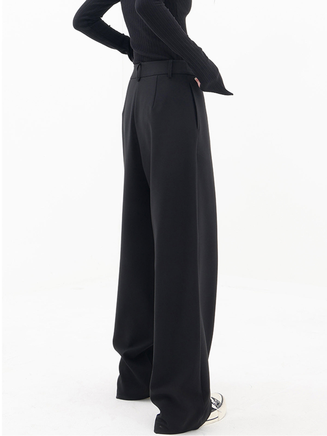 Drune | Weite Hosen mit Hoher Taille für Damen