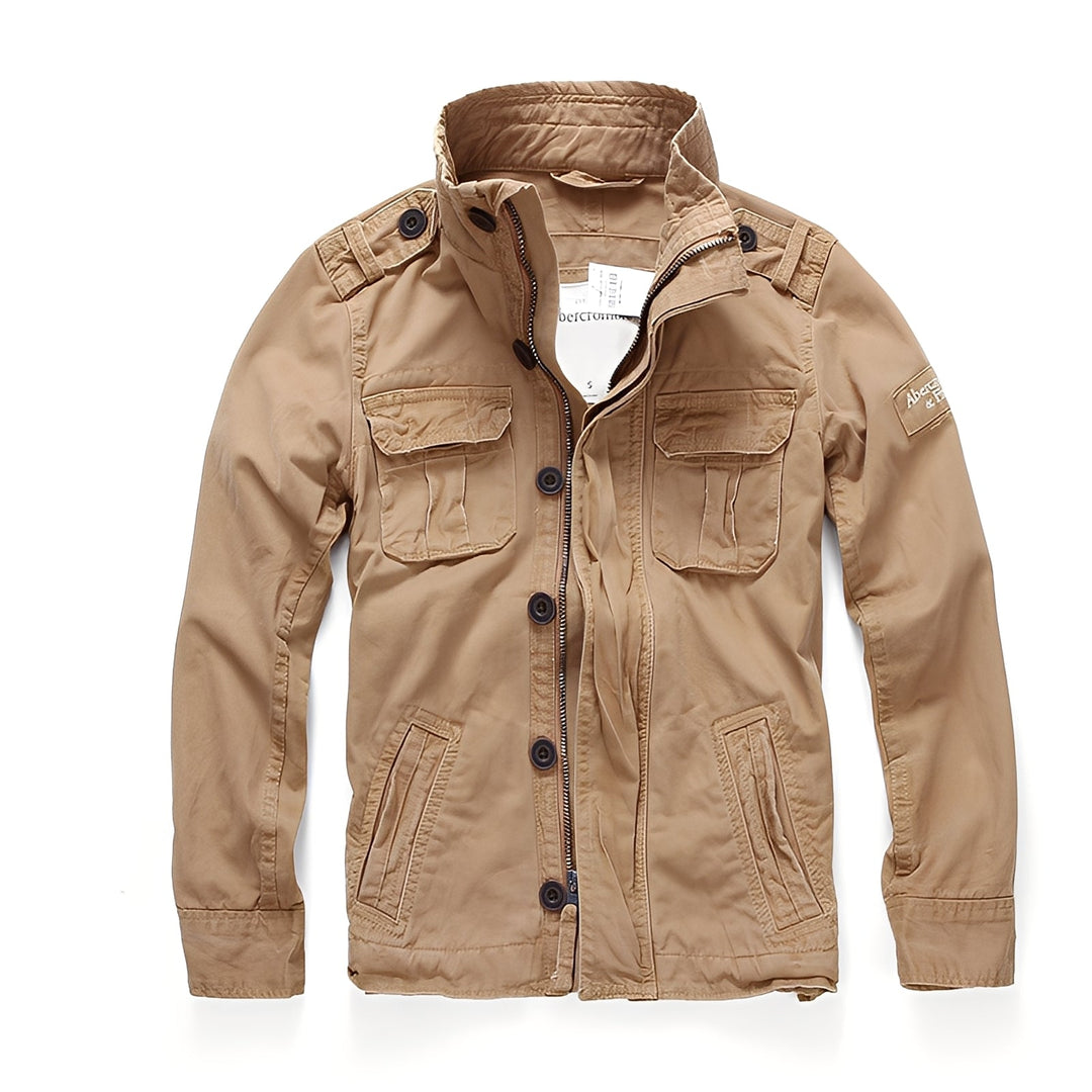 Drune | Klassische Denimjacke mit Taschen für Männer