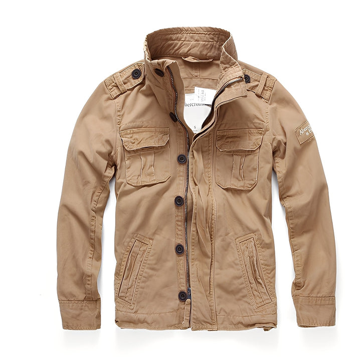 Drune | Klassische Denimjacke mit Taschen für Männer