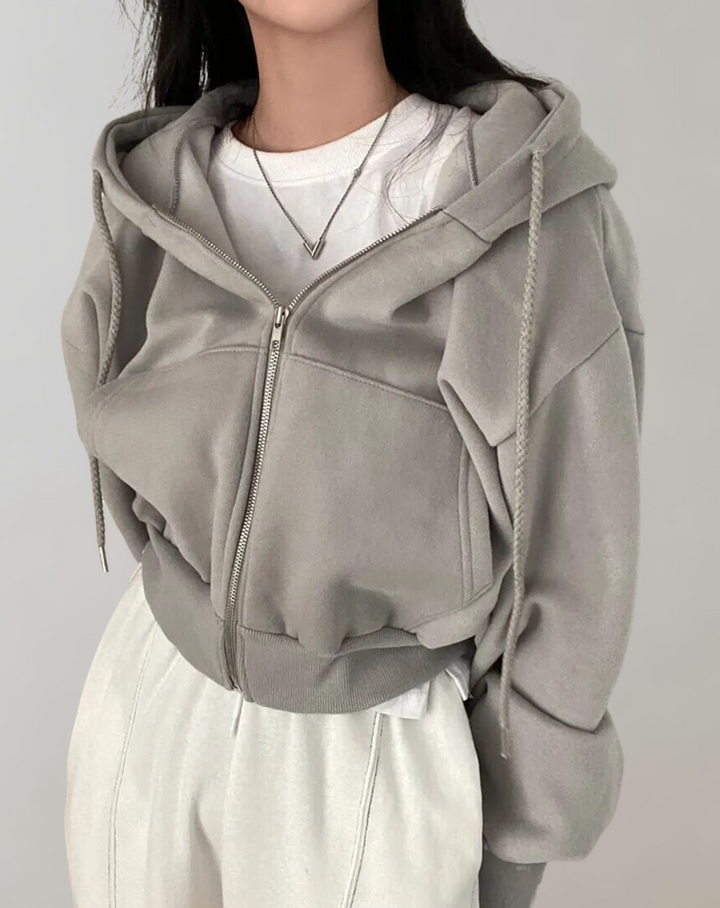 Drune - Frauen Solid Hooded Sweatshirt