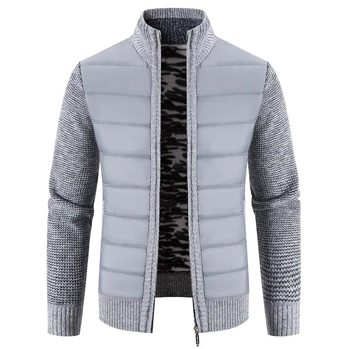 Drune | Hybridjacke Aus Gesteppter Strickware Für Herren