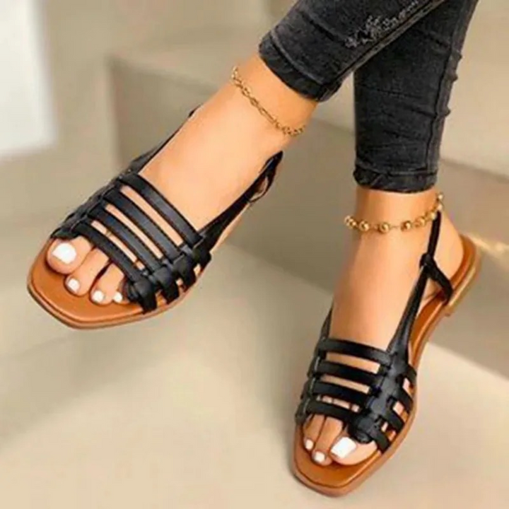 Drune | Sandalen Mit Flacher Sohle