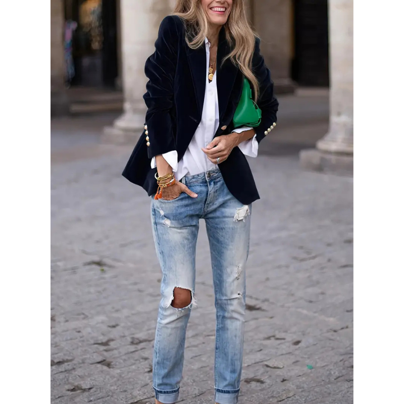 Drune | Blazer Velvet - Casual