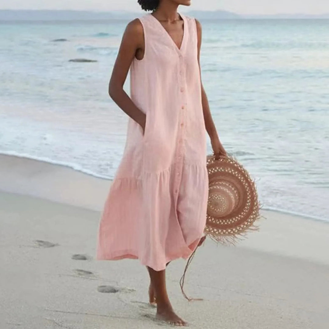 Drune | V-Ausschnitt Kleid