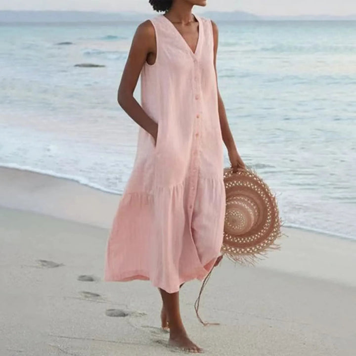 Drune | V-Ausschnitt Kleid