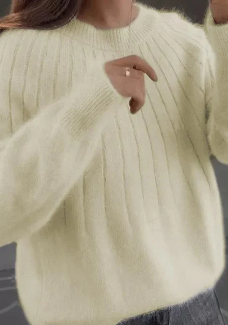 Drune | Flauschiger Kaschmir-Strickpullover