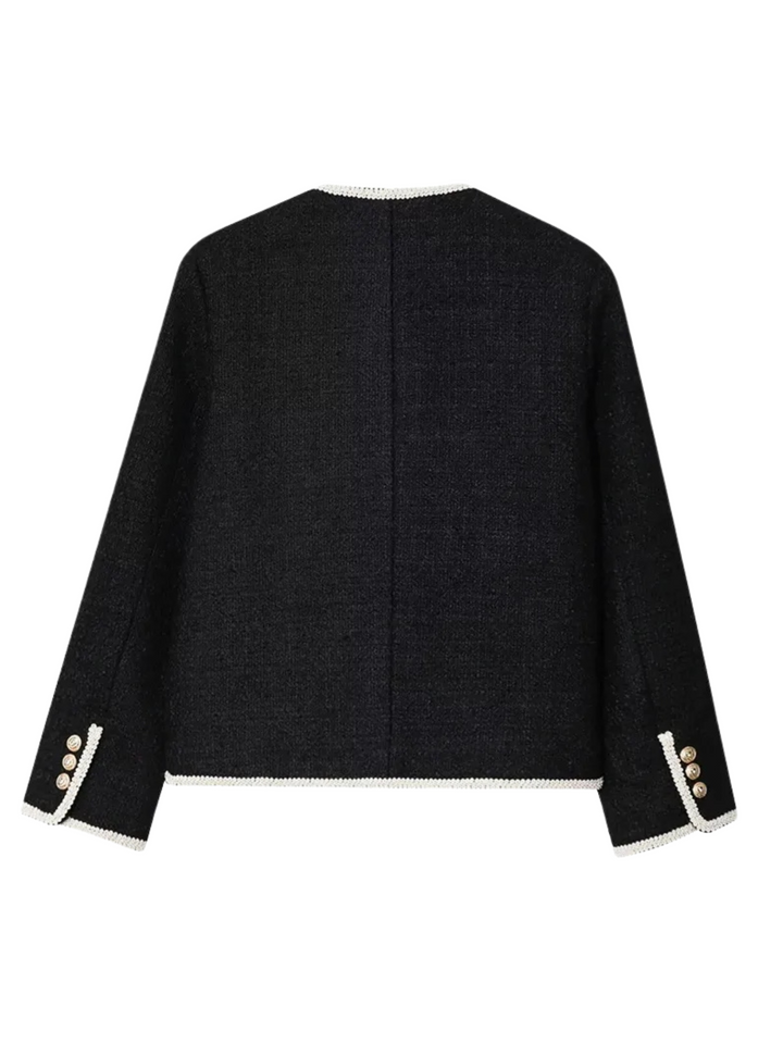 Drune | Kurze Damenjacke mit Schmuckknöpfen