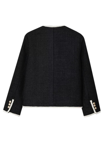 Drune | Kurze Damenjacke mit Schmuckknöpfen
